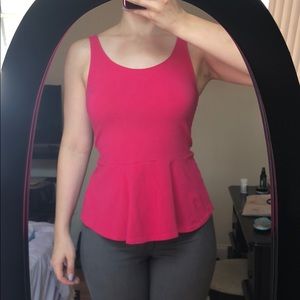 🙌🏻SALE🙌🏻 Pink peplum top
